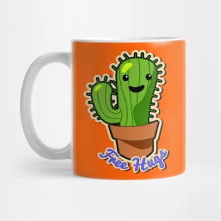 Free Hugs Cute Cactus Mug